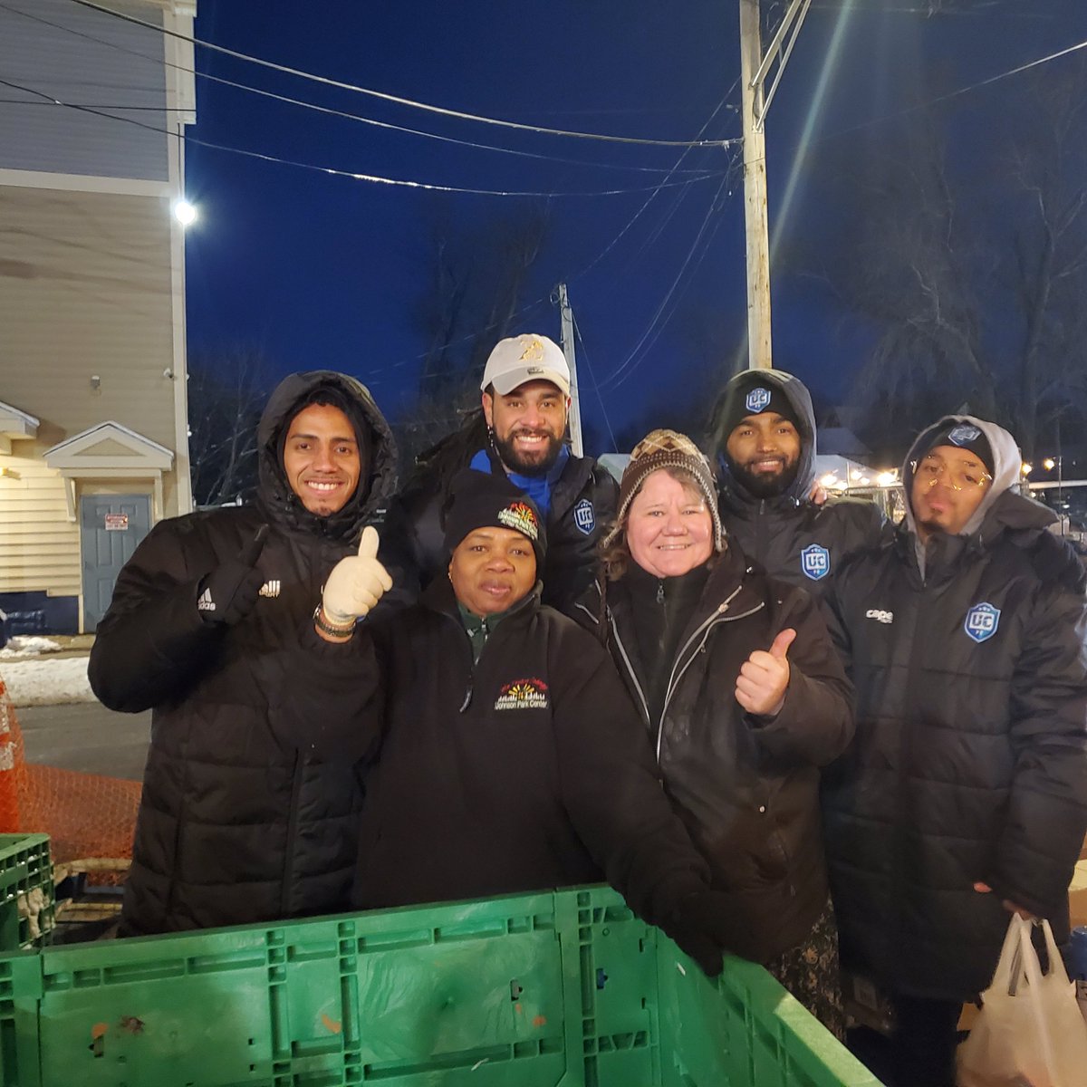 JohnsonParkCtr's tweet photo. Thank you Utica City Football Club for volunteering at JPC https://t.co/1qXnC1B5iI