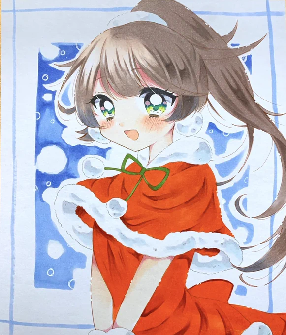 クリスマス風雲ちゃん#風雲 #艦これ #コピック 