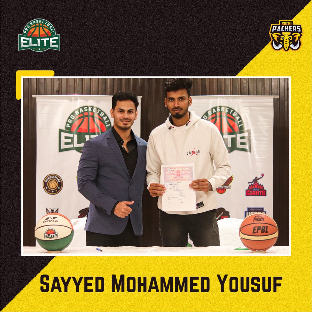 epblindia's tweet photo. Ready to dribble and rumble!π Our newest draftee Sayyed Mohammed Yousuf is hereπ
.
.
.
.β¨
.
.
#basketball #basketballindia #elite #pro #Kochi #Pachers #draftee #teamplayer #uba #newseason #champions #newleague #isl #ipl #basketballleagueindia #kochipachers
#eliteprobasketball https://t.co/kSoB1DFYCf