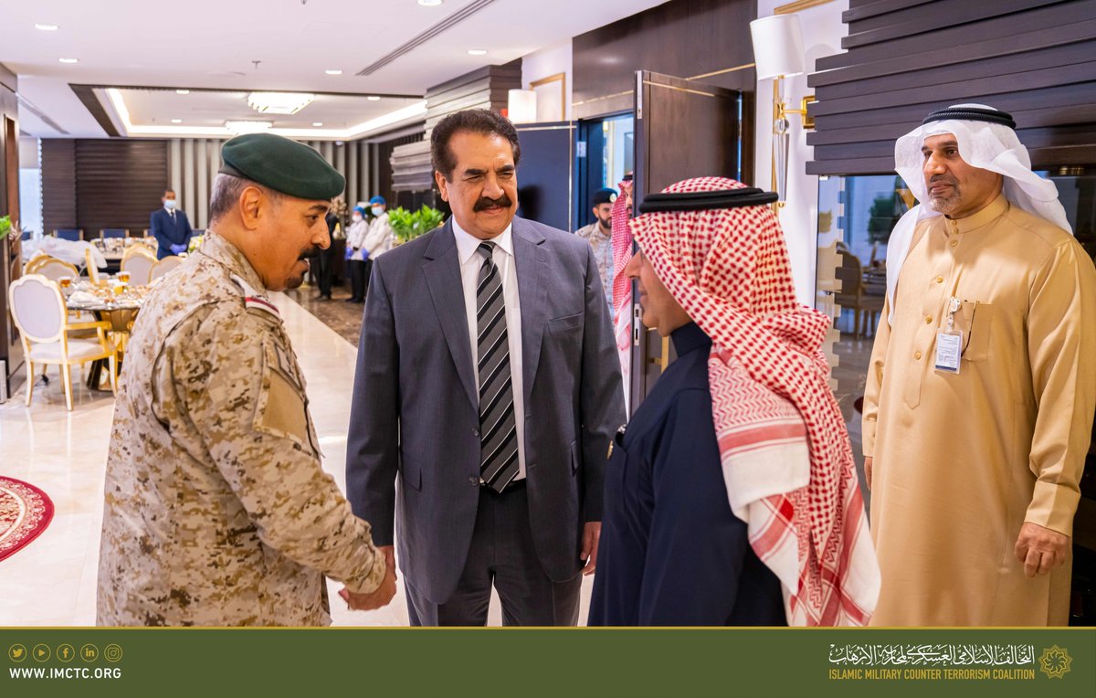 #IMCTC received today at its HQ in Riyadh, Dr. Samir bin Abdul-Aziz Al-Tabib, Advisor at the General Secretariat of the Council of Ministers and CEO of the MoD Development Program, and the accompanying delegation. They were briefed on IMCTC’s efforts in counter-terrorism domains.