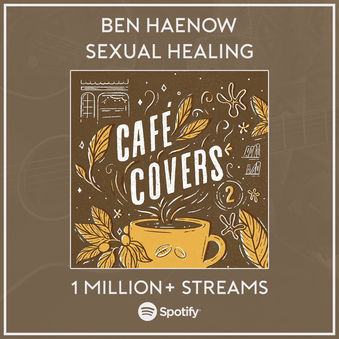 Eminence PR (@eminence_pr) on Twitter photo #SexualHealing by <a href="/BenHaenow/">Ben Haenow</a> has now been streamed more than 1 MILLION times on <a href="/Spotify/">Spotify</a> 🔥❤️ the sensational track features on <a href="/dbljmusic/">Double J Music</a>’s second #CafeCovers album 💿🎶 check it out! open.spotify.com/track/6AlIublH… #SexualHealing by <a href="/BenHaenow/">Ben Haenow</a> has now been streamed more than 1 MILLION times on <a href="/Spotify/">Spotify</a> 🔥❤️ the sensational track features on <a href="/dbljmusic/">Double J Music</a>’s second #CafeCovers album 💿🎶 check it out! open.spotify.com/track/6AlIublH…