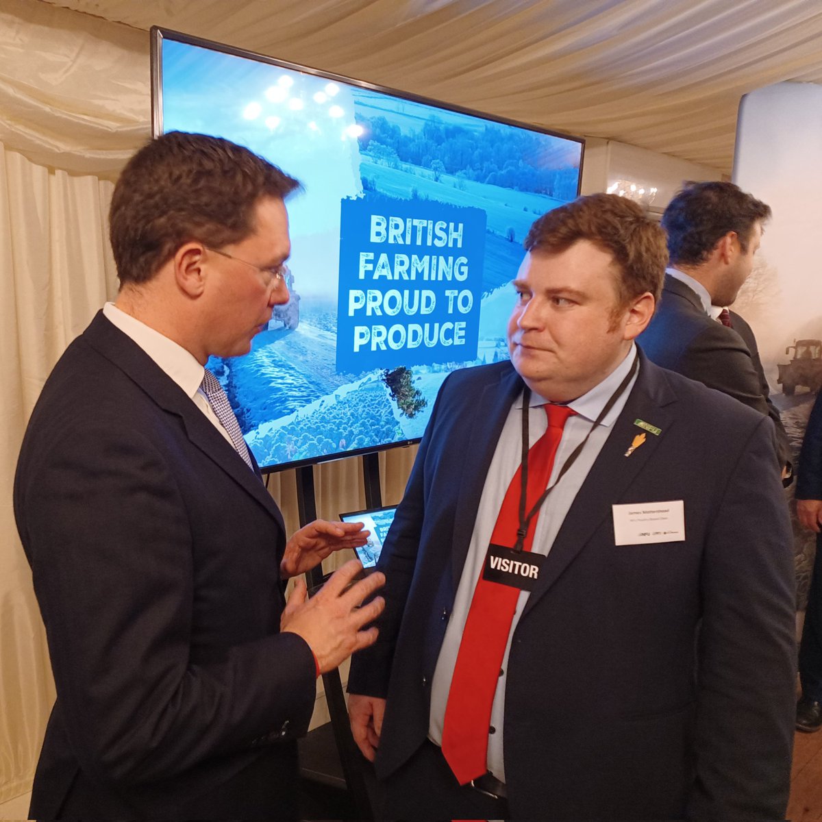 NFU_Poultry's tweet photo. It was a busy day in Westminster for the NFU Poultry team on Monday, meeting with Defra on Welfare in Transport followed by the NFU's Christmas reception in parliament, highlighting the current issues faced by poultry members to MPs and Peers #ProudofPoultry https://t.co/TcPWuZgm0x