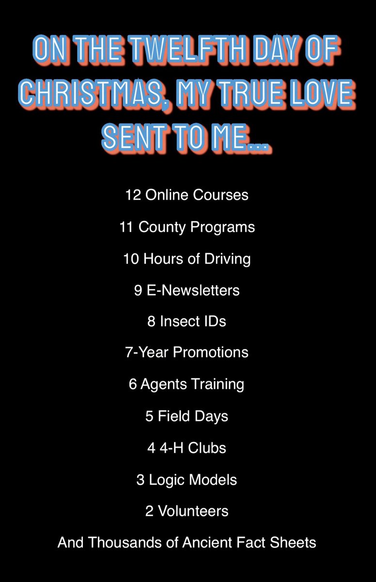 When your True Love is an Extender, these are your 12 Days of Christmas!! #12DaysOfChristmas #Christmas #coopext #doesanyonestillusehashtagcoopext
