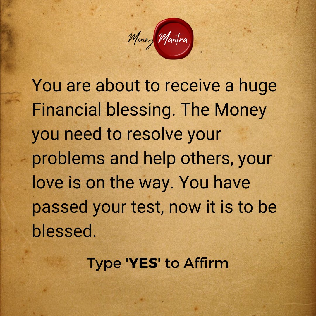 Affirm 'YES'