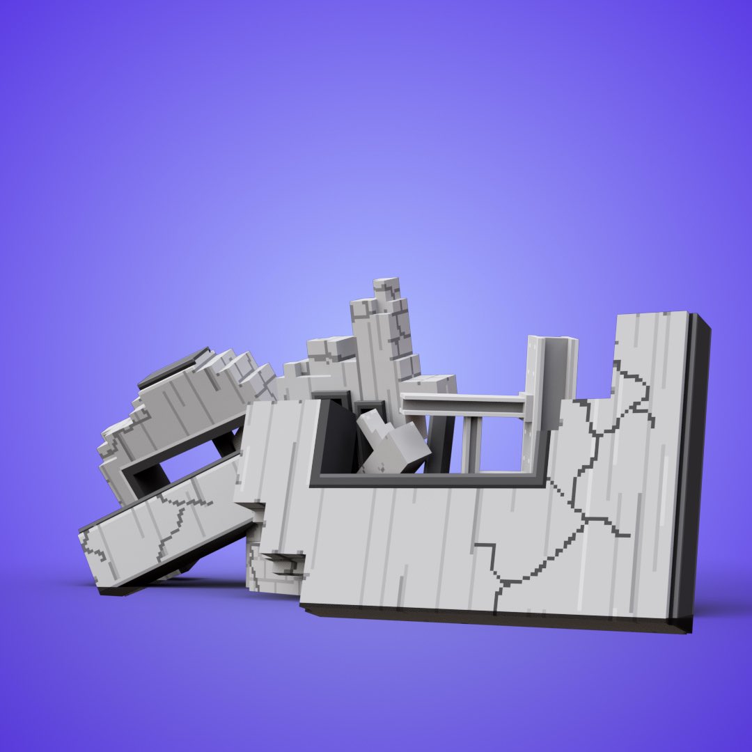 COOL_ARTNFT's tweet photo. A some beton details that were made for the game “Lords of DOGEtown” in #ALPHAseason3 of @TheSandboxGame ! part 1
#sandbox #voxedit #voxelartist #voxel #gamemaker #beton #assets https://t.co/7FlDOvLC1K