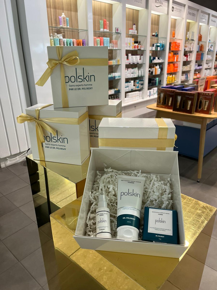 Idée cadeau pour un Homme:le coffret de Noël pour une routine beauté qui se compose des soins POLSKIN.  En vente en exclusivité au magasin Printemps de Nancy.
Pour ceux qui n'habitent pas la région, les soins POLSKIN sont en vente sur le site Polskin.com.
