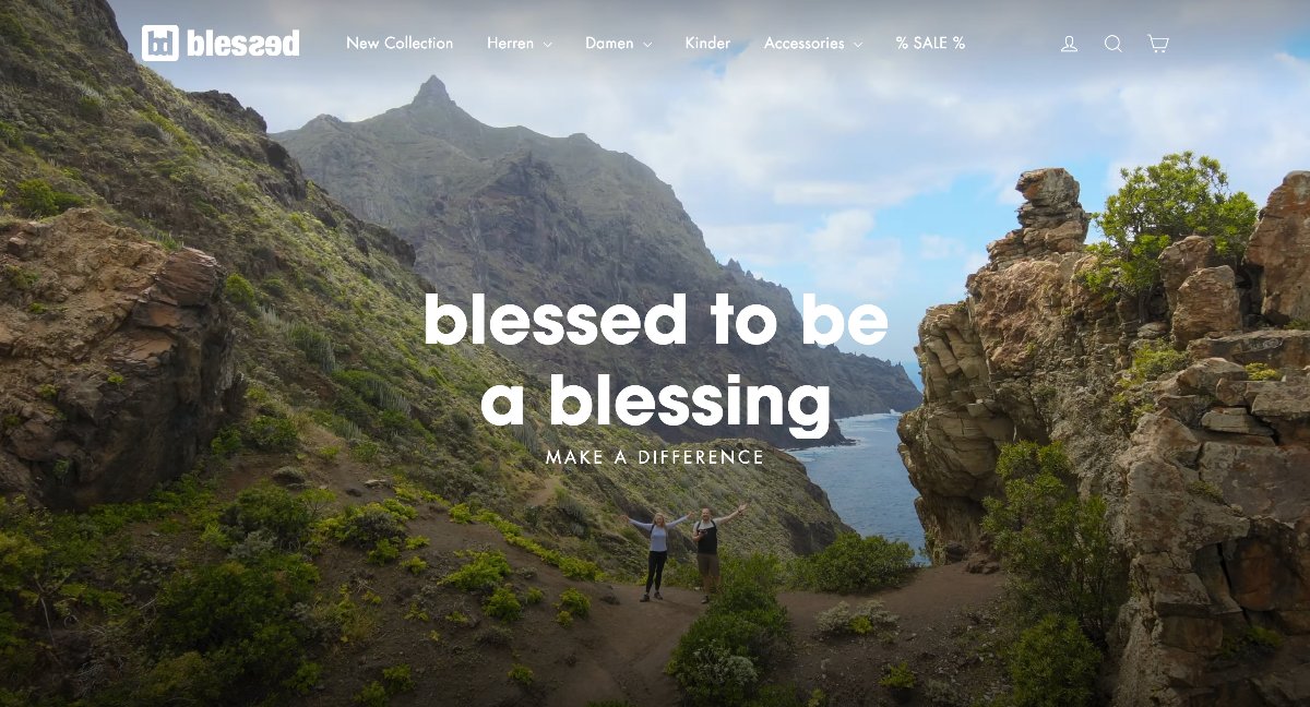 Neue Blessed Webseite 😍 
blessed.clothing