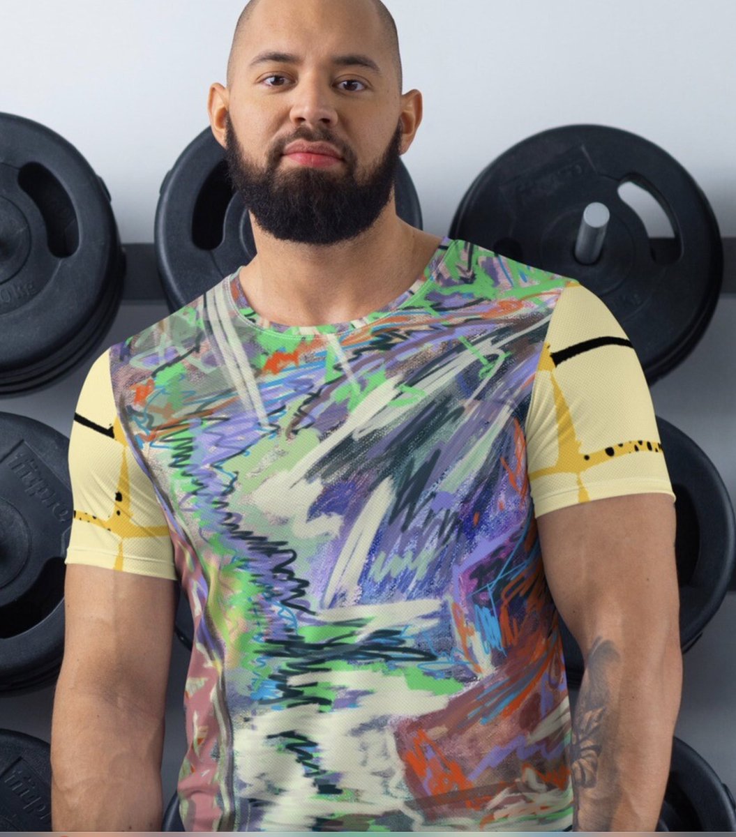 The Windy Rosario athletic shirt and #swim shorts from ArtStreetApparel.com