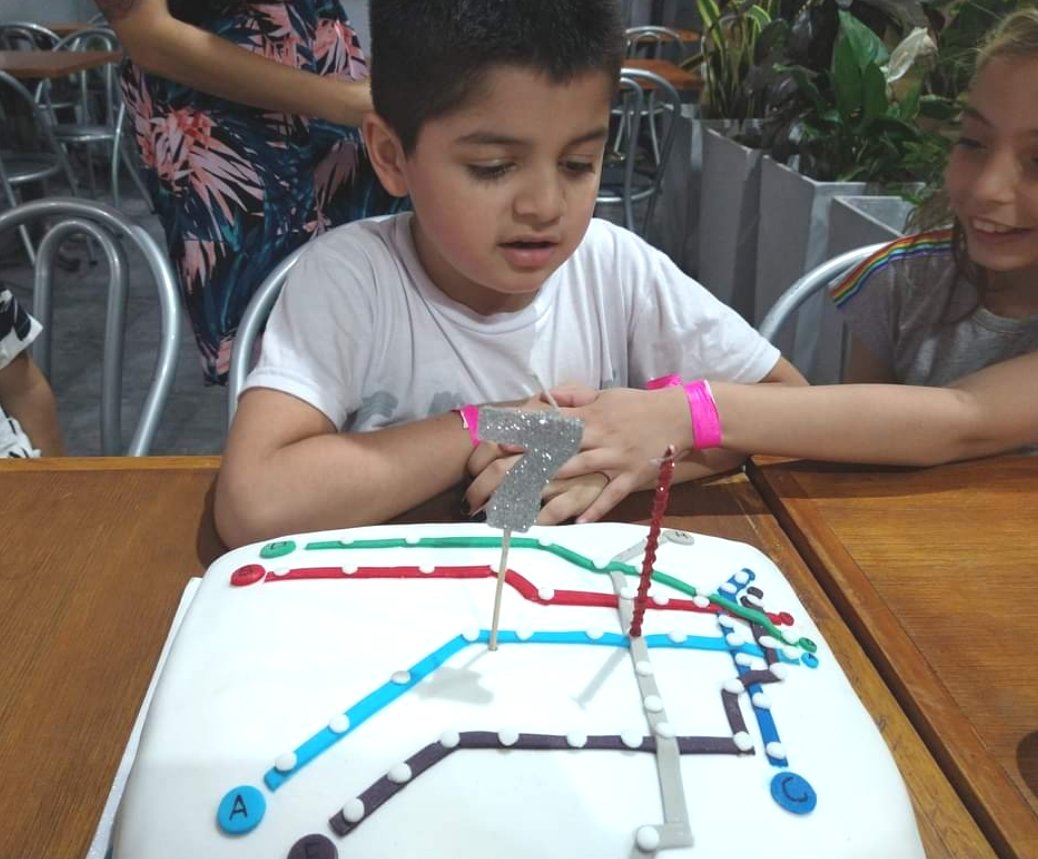 shessamyy's tweet photo. Mi hijo pidió para su cumpleaños torta de mapa de subte pues fan #subte #emova #metrovias #torta #mapa #tea @Emova_arg https://t.co/kZwA0kIrNW