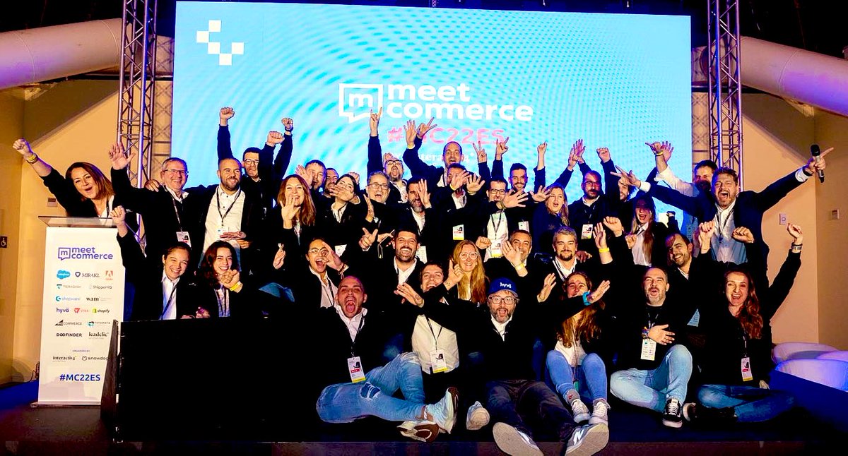 I want to thank to all the <a href="/interactiv4/">Interactiv4</a> team for all the effort and energy they put in <a href="/MeetCommerceES/">Meet Commerce Spain</a> 

But special thanks to: Julia Bondarenko, SuperAna dD, Araceli, Lucia, Miguelón, Nata y Mau Alonso. They are the ones totally guilty of the #MC22ES Success 

C y’all in #MC23ES