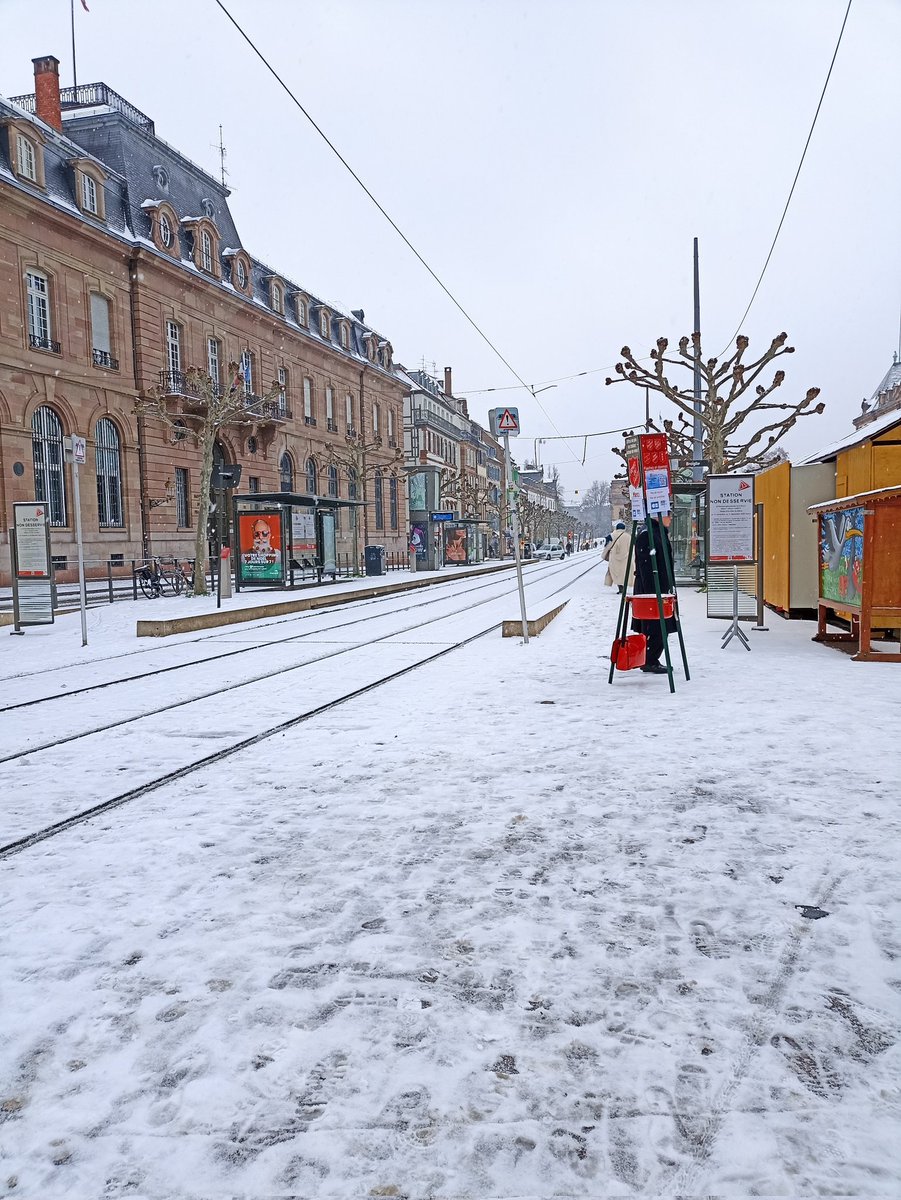 HDMeteo1's tweet photo. ❄️ La neige recouvre à présent #Strasbourg, merci @PaolaSD22 pour ces magnifiques images ! https://t.co/RPaO0aFVkZ