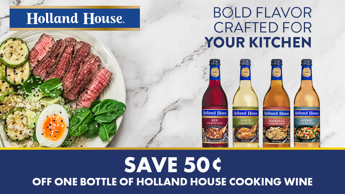 Uncork more flavor & savings with Holland House. Get coupon: food-lion.co/3uKDQ9S