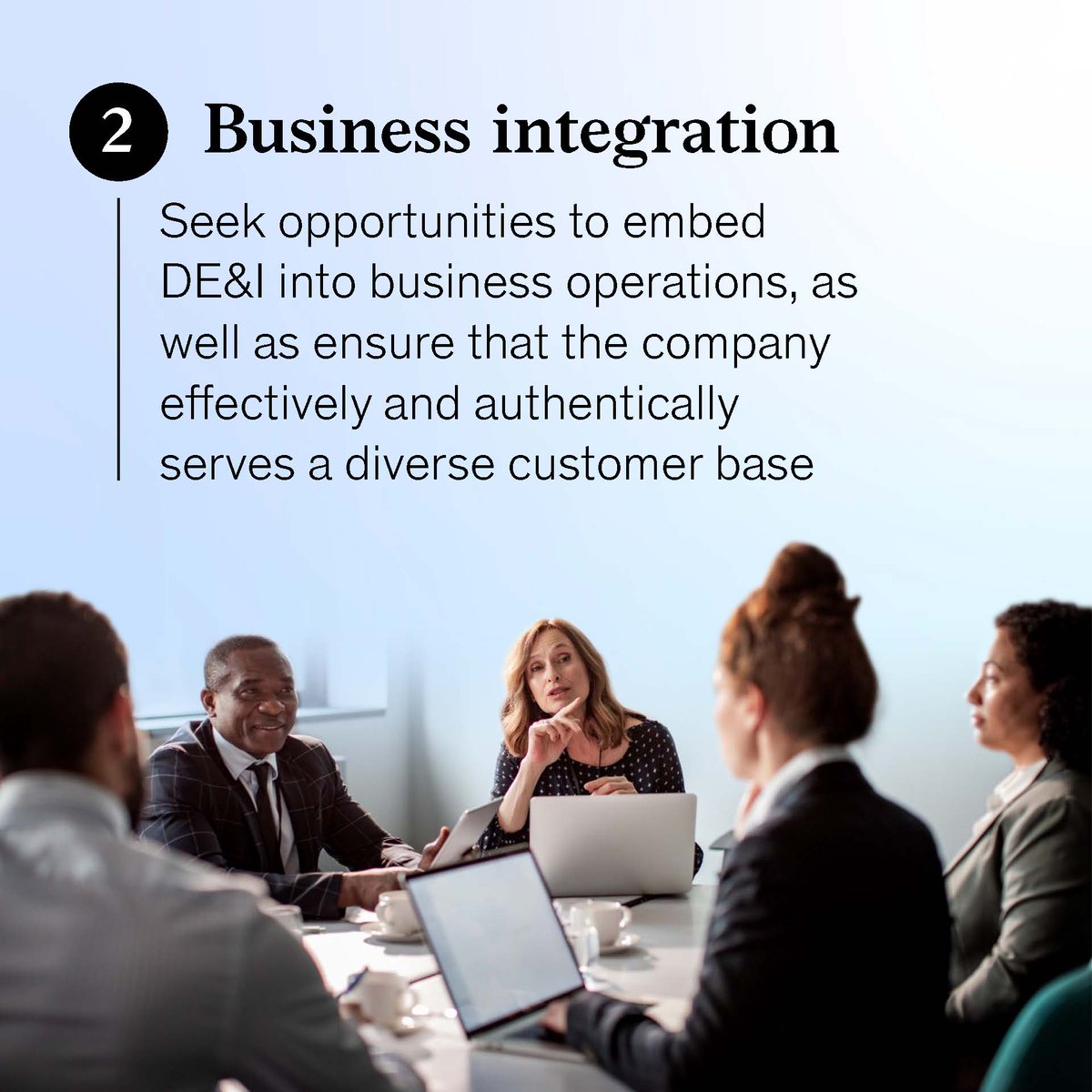 McKinsey's tweet image. Positions dedicated to diversity, equity, and inclusion (DE&amp;amp;I) have quadrupled in the past five years in the United States, and no DE&amp;amp;I role is more visible than that of the chief diversity officer.  

Discover how companies can reshape this vital role: mck.co/3OpNk3q