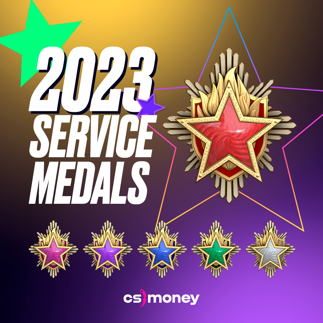 CS:GO 2023 Service Medal 