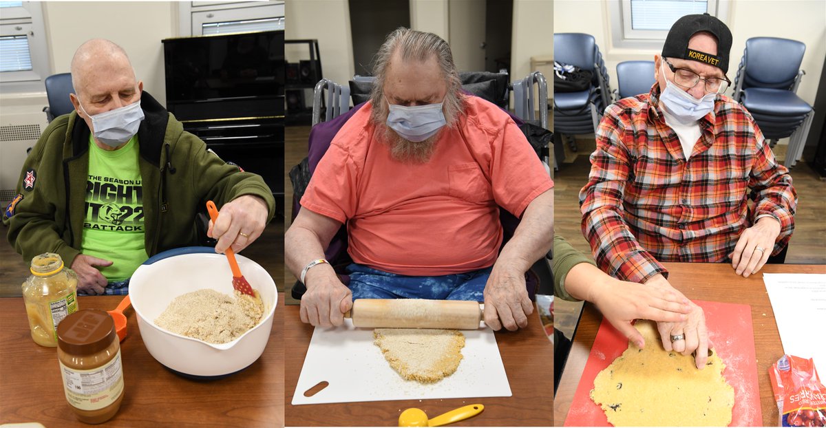VALebanon's tweet photo. Here comes #SantaPaws! Some of our #CommunityLivingCenter (CLC) #Veterans baked #DoggyTreats that were donated to the  @LebanonHumane Society in Myerstown as well as the Davis Dog Farm in Grantville last week. Remember to spoil the #FurKids in your family over the holiday! https://t.co/sGZuGG6vaq
