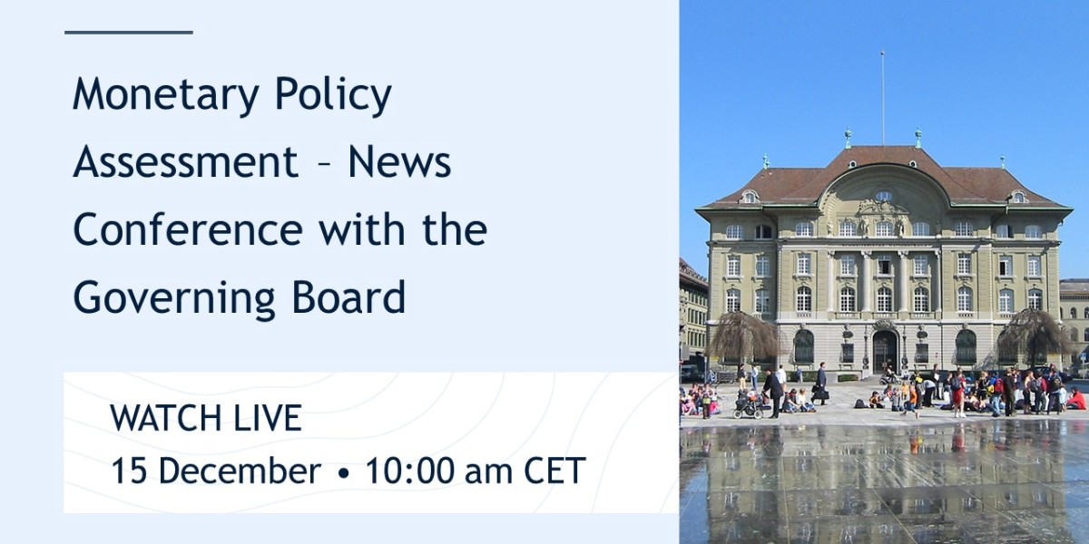Monetary policy assessment: The news conference with the Governing Board will start tomorrow at 10:00 am CET and can be followed live here:
snb.ch/en/ifor/media/…