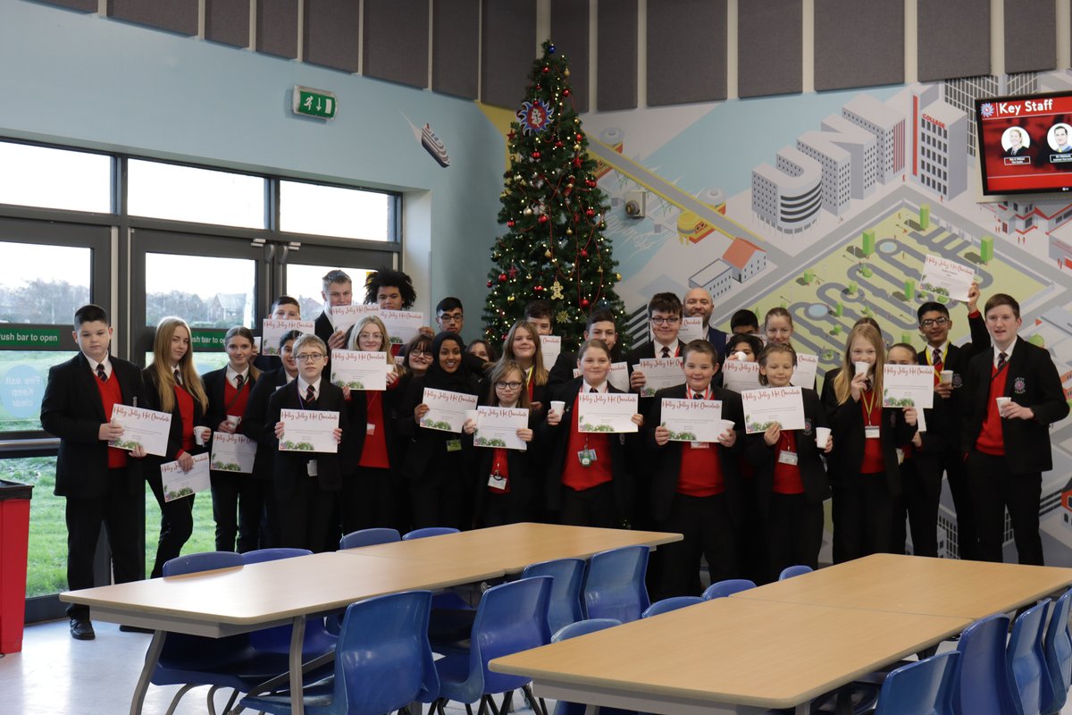 AcklamGrange's tweet photo. This morning our students enjoyed a very special 'Holly Jolly Hot Chocolate with the Head'! 🎄

For this festive hot chocolate, students had the chance to nominate their friends and peers for a special treat. Well done to all of our winners 👏 https://t.co/NruNJdnqt1