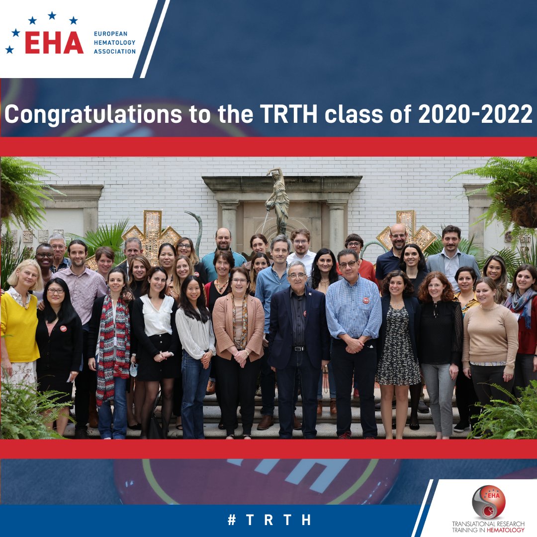 🎉 As #ASH22 comes to a close, we would like to congratulate the #TRTH 2020-2022 class on successfully completing the program. We also offer a big "thank you" to the mentors and scholars for making it an unforgettable experience.
<a href="/young_eha/">YoungEHA</a> <a href="/ASH_hematology/">ASH</a>