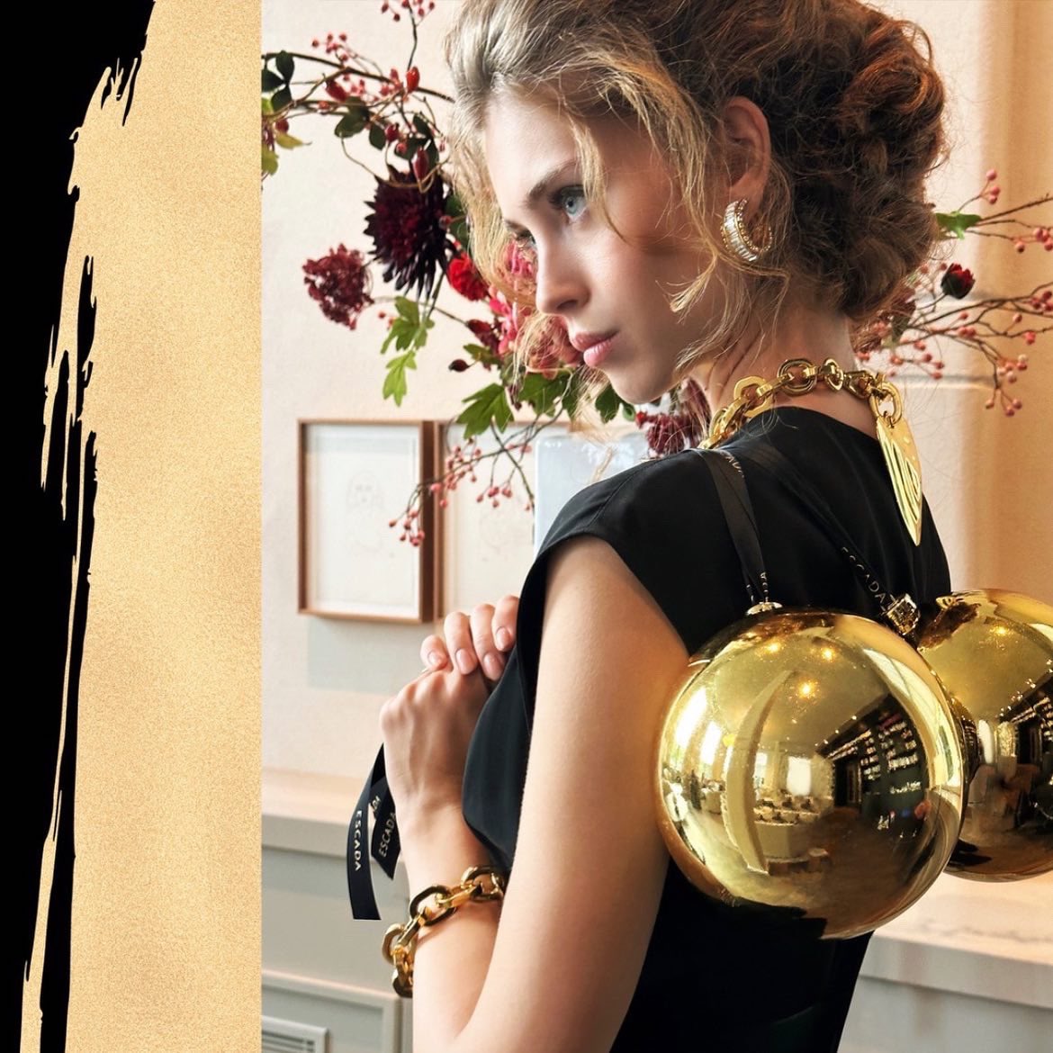 DoreFashion's tweet photo. Christmas baubles but make it a fashion statement with Escada. Shop the brand's accessories and clothing items in store now, this festive season. #SayMore https://t.co/idsCdyhzpR