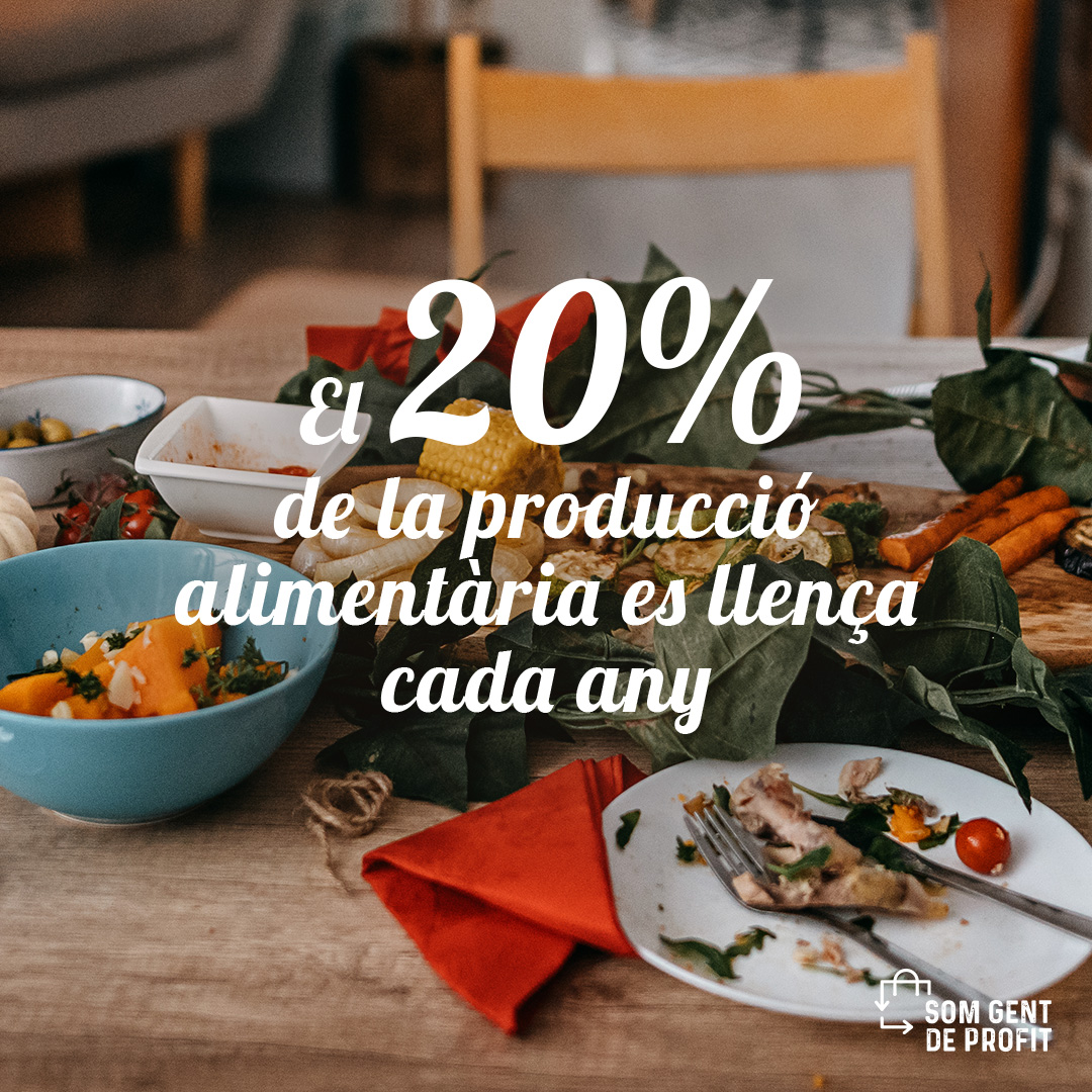 Arriba Nadal🎄✨  una època on el malbaratament alimentari augmenta notablement. Actualment, llencem el 20% de la producció alimentària cada any. I és a les llars on el desaprofitament és més accentuat. Us animem a posar en pràctica els consells i receptes de @somgentdeprofit.♻