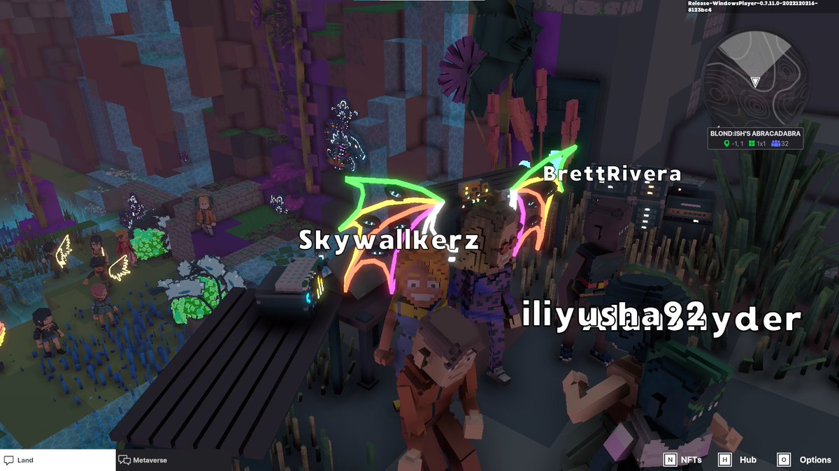 Yu3308's tweet photo. @TheSandboxGame @blond_ish 🪄 ABRACADABRA! 🌈 I participated to the @blond_ish dj set! Check out my screenshot: https://t.co/3Yv76fDpWA