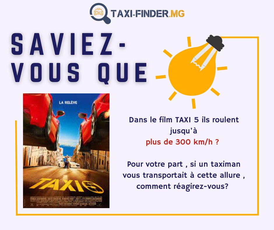 FinderTaxi's tweet photo. Un taximan qui roule à plus de 300km/h , avec vous sur le coté passager ... Qu'est-ce que vous ferez? 

#Madagscar #traftnr #avis #vitesse #taxi_finder #mdg https://t.co/QQDZyFfzoB