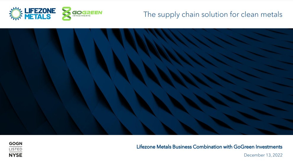SPAC_vest's tweet photo. Lifezone Metals (LZM) via GoGreen Investments (GOGN) deck
New SPAC IPO Investor Presentation Posted!
https://t.co/EycVLUsI9N https://t.co/5RlVM4hQZQ