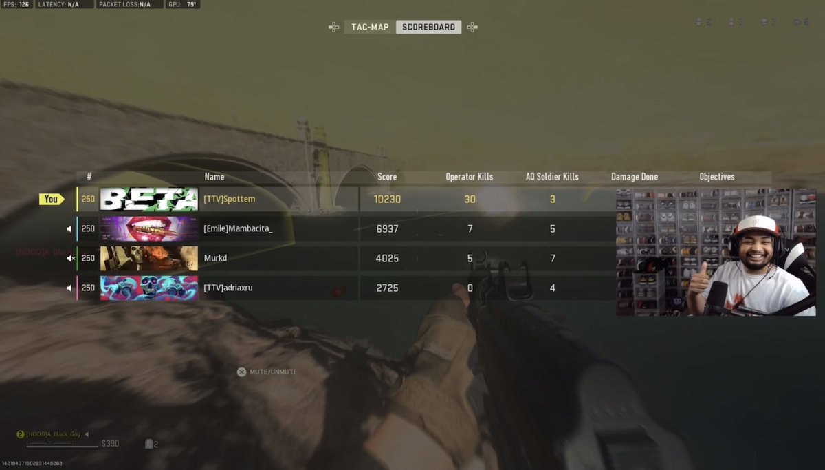 Spottem__'s tweet photo. NEW Warzone 2.0 PR rockin with @Successful_AXA 30 no Curry! ⛹🏽‍♂️ https://t.co/C8YpsUY3I8