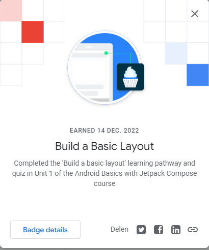 PA1FOX's tweet photo. Well, I am not yet sure if Jetpack Compose and Kotlin are very friendly programming languages. Sometimes I think, the developers made it unnecessary difficult. But it still could just be my lack of knowledge :) Anyhow I made it.. #AndroidBasics #DevBadges https://t.co/fPJiZpgMTY