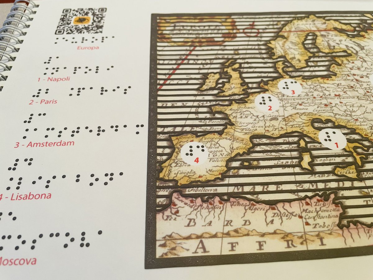 MuzeulHartilor's tweet photo. La Muzeul Hărților se intampla lucruri frumoase! Colegii mei si colaboratorii nostri au realizat un catalog de prezentare a muzeului, destinat persoanelor cu dizabilitati de vedere. De acum si nevazatorii vor putea vizita muzeul pentru a cunoaste minunata lume a hartilor. https://t.co/AYfEON47BW