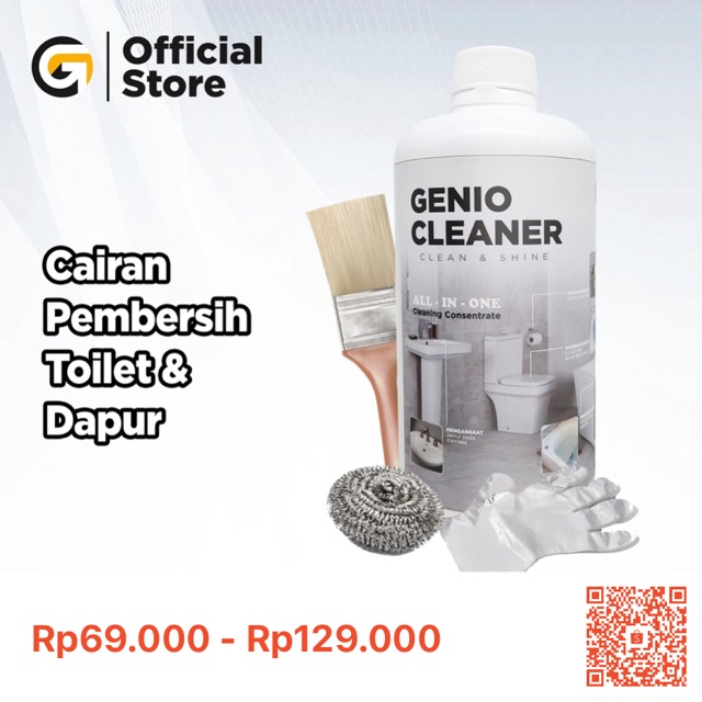 Temukan dan dapatkan New Formula Genio Cleaner - Multi Cleaner (Pembersih Serbaguna) free kuas dan sikat hanya Rp69.000 - Rp129.000 di Shopee sekarang juga! shope.ee/7f0ZbLCMN6?sha… #ShopeeID
