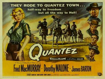 cinepastor's tweet photo. Película 395-2022: (**) "#Quantez" (#HarryKeller, 1957)
Curioso #western que prácticamente se desarrolla en un escenario único (un pequeño pueblo abandonado) y en un tiempo casi lineal (muy teatral)
A veces @la2_tve nos sorprende con estos títulos poco conocidos. https://t.co/GV7zTNcNAK