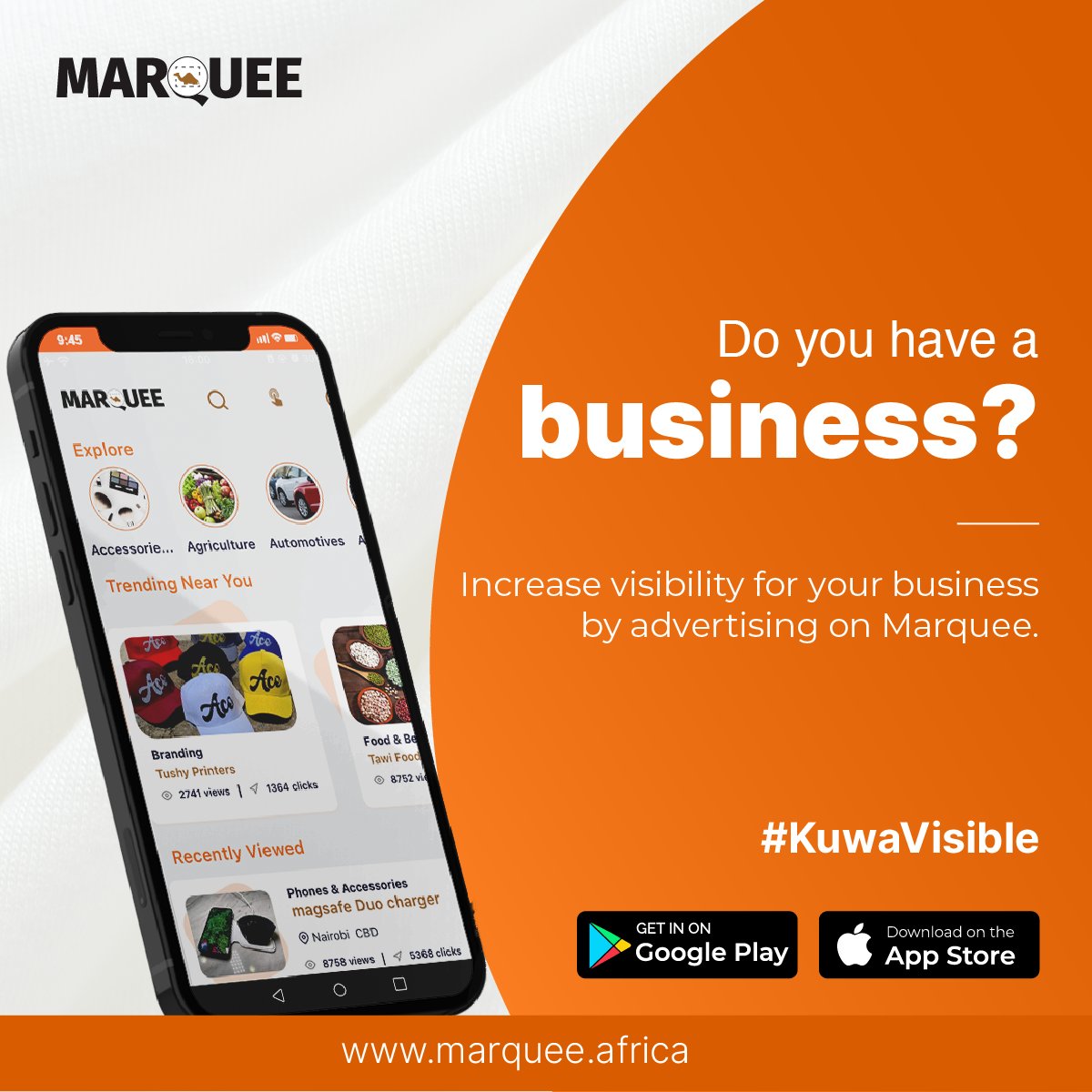 MarqueeAfrica's tweet photo. We currently have a 50% off Christmas offer on all our advertising packages.
Here's the link: https://t.co/mJETbzVR4b. Use this Promo Code "XMAS22" to get 50% OFF!!
#offers #kuwavisiblenamarquee #onlineadvertising #decemberoffer #MSMEs #adtech https://t.co/0vqnW9W4hJ