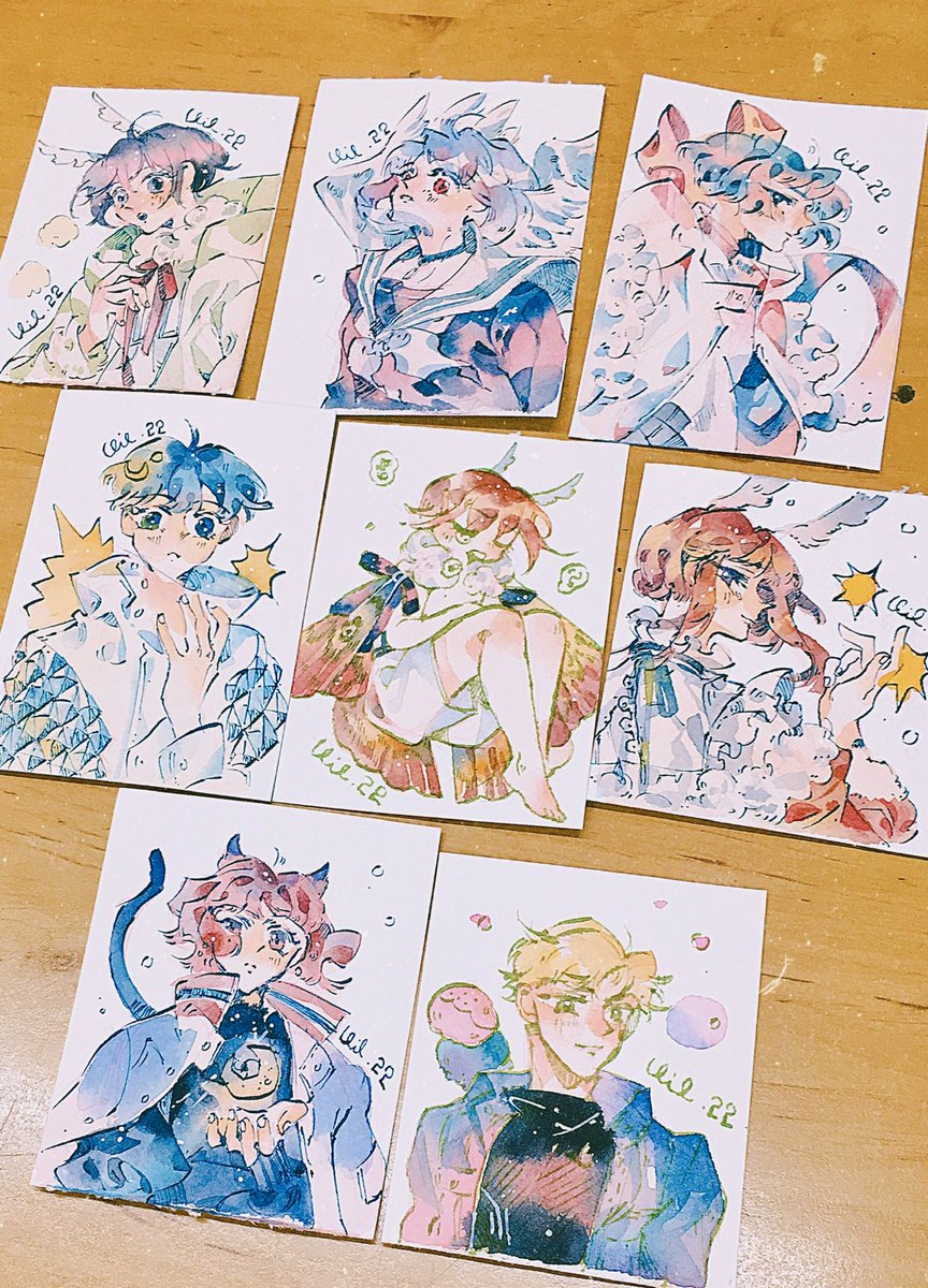 A few preview photos of the zine for those interested ๐ฅฐ๐ฅฐ As usual all orders above $70 are eligible for a mini original as bonus!