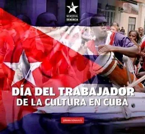 Felicidades para mis colegas y amigos, que cada día defendemos nuestra Cultura. #CubaEsCultura, sin lugar a dudas!