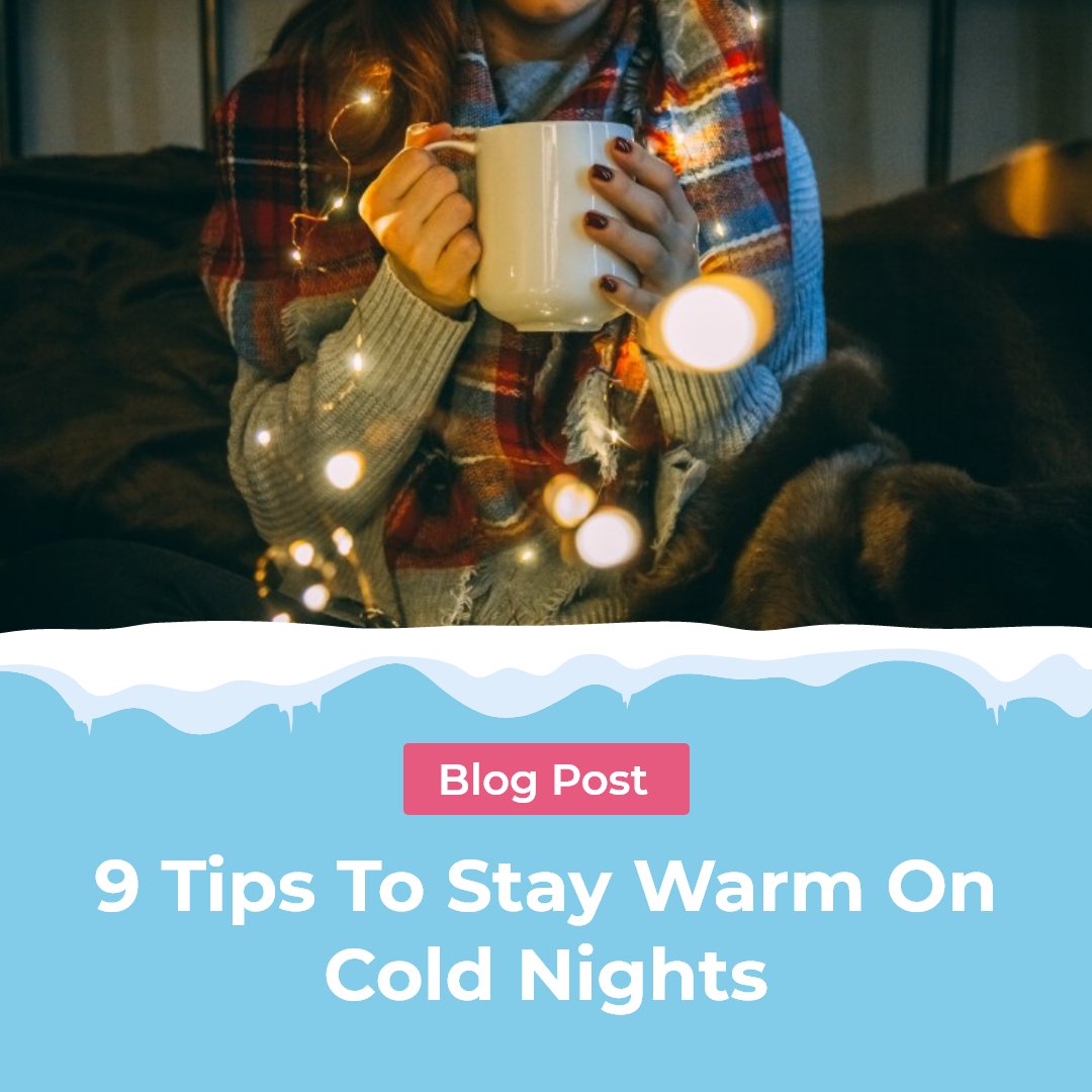 bedguru's tweet photo. Gurus guide to staying warm on cold nights ❄️😴

The colder nights can be tough so we've got some tips and tricks to help keep you cosy.

Read here 👉https://t.co/OD6ibYaWZV

#BedroomFurniture #Christmas #ColdNights #StayWarm #Bedroom #InteriorDesign #Home #Renovation #HomeTrends https://t.co/dCCi0BiBZS