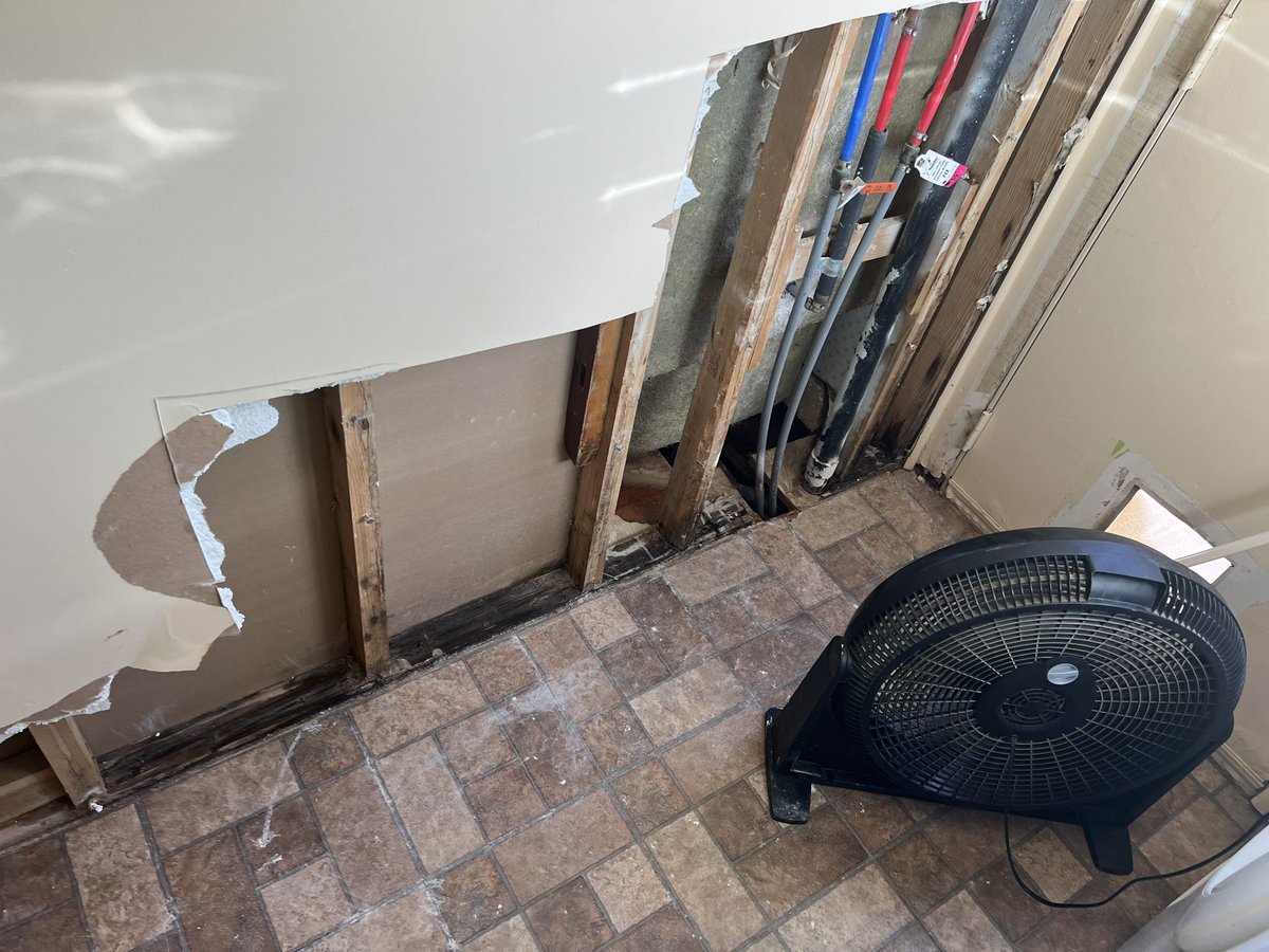 JMommie214's tweet photo. @pulte Cash app $MGrossmann86 this would be a blessing the get the wall in my laundry room fixed due to a leaky pex pipe. 🙏🏻 https://t.co/eEmHQ5KZ11