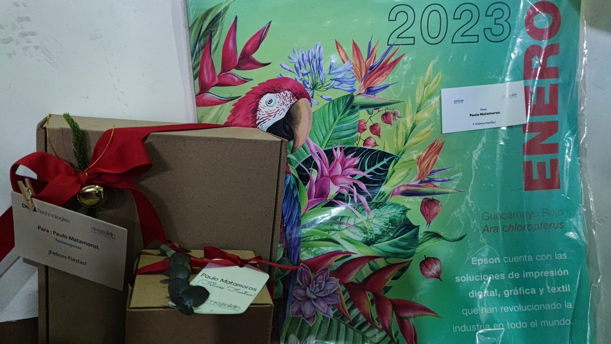 Webs_yMas's tweet image. Gracias a @EpsonLatin y @MazalanComunica porque estos detalles tan especiales #FelizNavidad