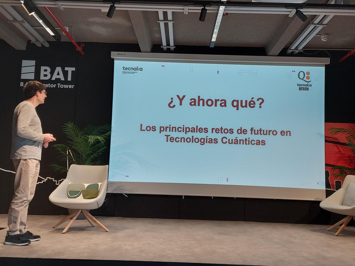 tecnalia's tweet photo. ¿Y ahora qué? Iñigo Arizaga, director del equipo de #TecnologíasCuánticas de TECNALIA, nos habla de los principales retos que nos depara el futuro de las tecnologías cuánticas.
@grupospri @deusto @upvehu #QutisCenter #i3b @bizkaiatech
📍@BAT_Tower
https://t.co/rdpILO1KKi https://t.co/gqdr2PShbz