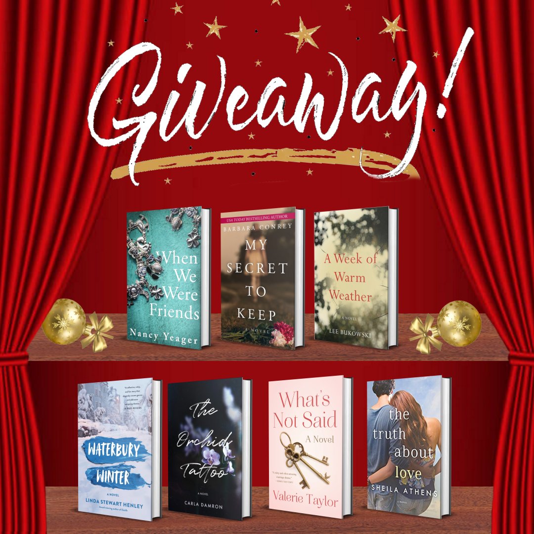 A cure for the after the holiday's blues! Enter this giveaway to win 7 signed fabulous books! #Giveaway #womensfiction #books #readingcommunity #win universalbydesign.com/seven-book-giv…