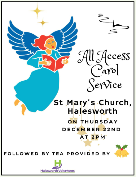HalesworthTown's tweet photo. Two events at St Mary's Church Halesworth with added Christmas cheer in the form of tea at the Carol Service and Jacket Potatoes at the St Stephen's Day Service. https://t.co/MJvvSAaR7k
