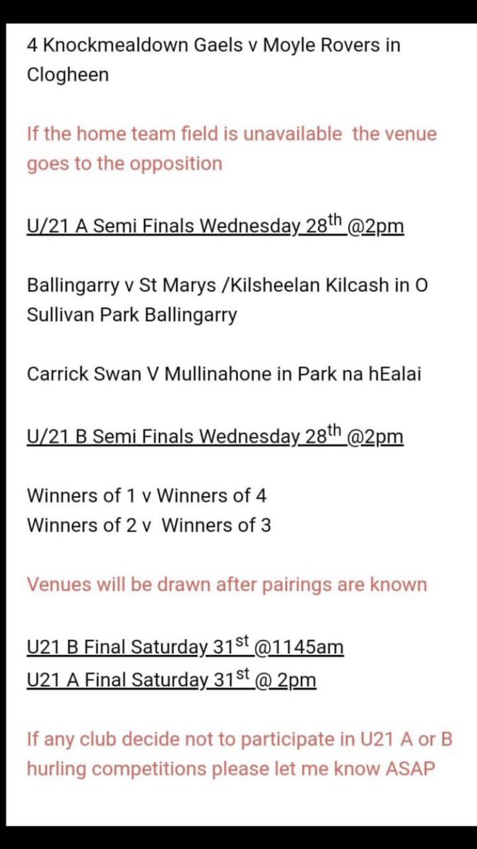 PremierviewPod's tweet photo. Take a bow South Board,running off an u21 championship in 6 days and expecting lads to play Stephens day into the bargain https://t.co/zt42KxozVj