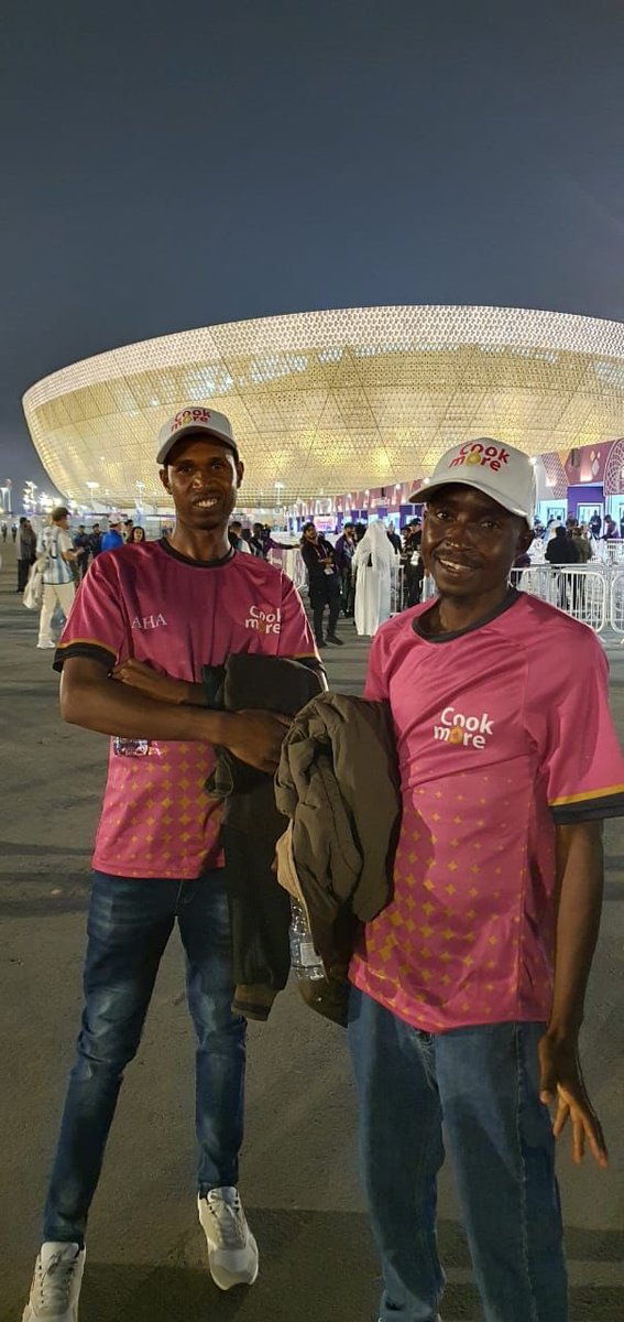 _MakdShelby's tweet photo. Guys you remember mafuta aya eCOOKMORE ainzi anoendesa ku Qatar😅😳

These are images of Winners last night before the Argentina vs Croatia game and they also get to watch the final.

#worldcupqatar2022 #worldcup20222
#qatarcookmore https://t.co/bCtVopBkTP