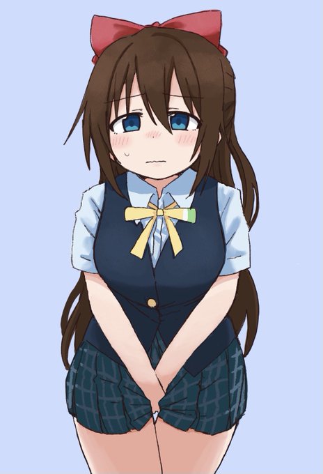 少し前屈みに見えるしずくちゃん #虹ヶ咲学園おしっこ我慢同好会 