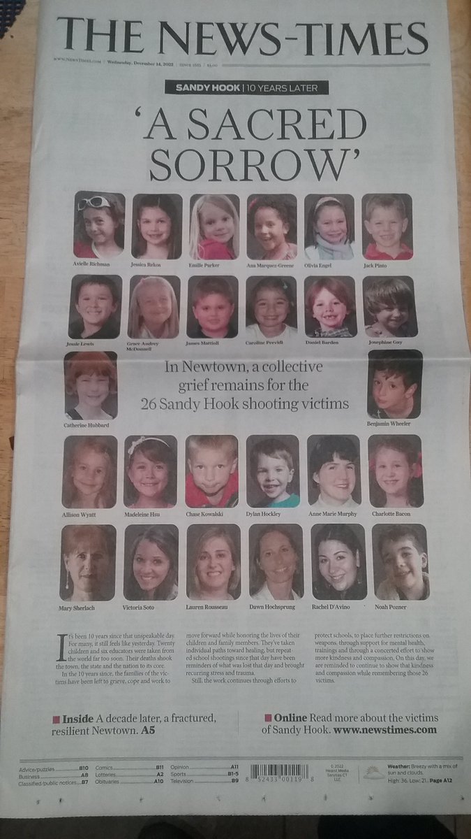 SenatorCrossing's tweet photo. It's been ten years. How did this not cause change? Republican gun lust kills kids and teachers. @gop #gunlust https://t.co/wCu9ZXUvsw