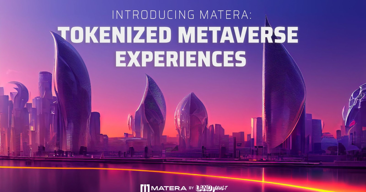 We are beyond stoked to announce the launch of our protocol, Matera.

Matera accelerates the Open Metaverse economy by minting experiences into NFTs and turning them into a new fractionalizable and tradable asset: metaverse real estate.

Full announcement: landvault.io/blog/hello-wor…