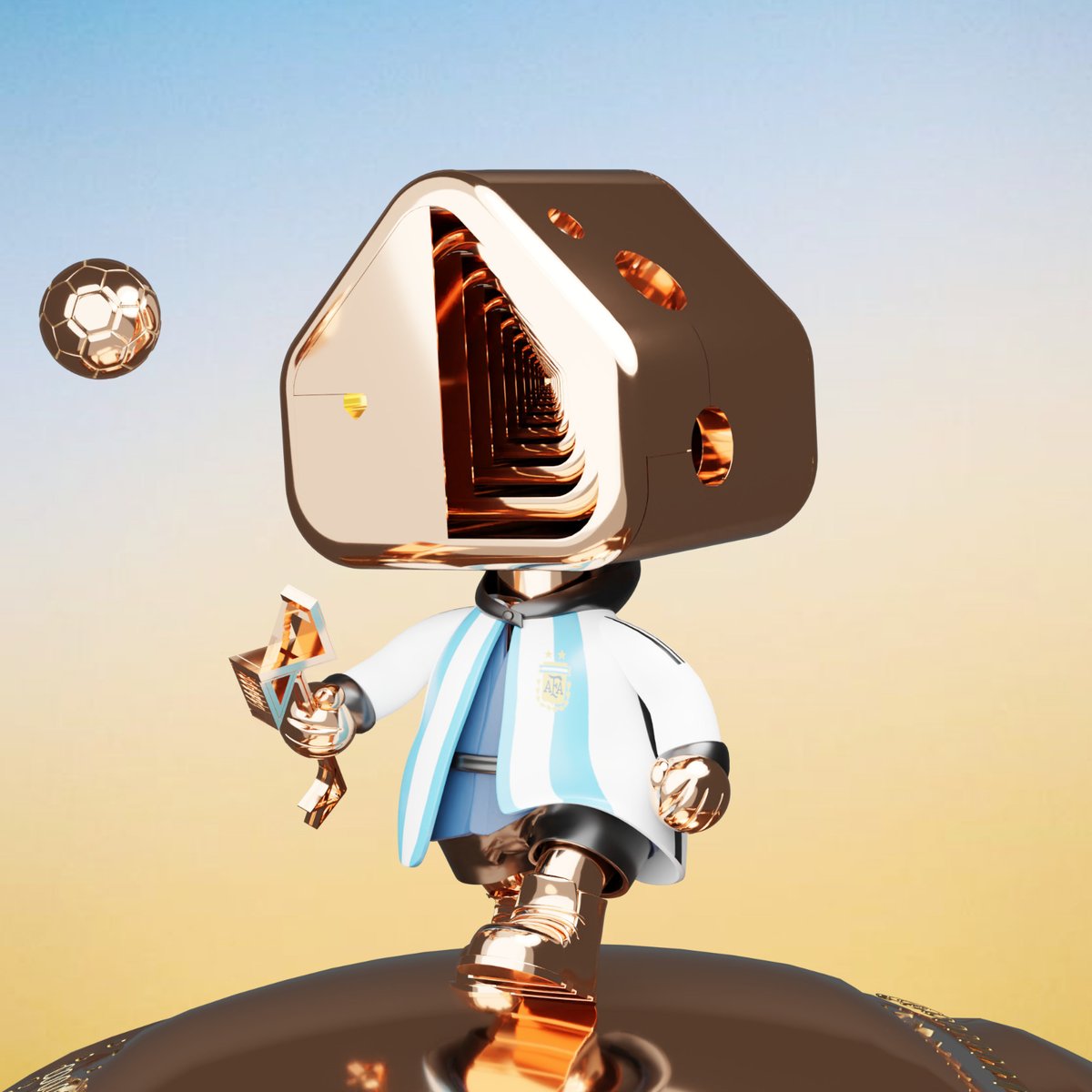 MemoticsNFT's tweet photo. Homies, are you ready to score a 1/1 World Cup Homie this weekend?⚽

🏆 Auction 🏆
Starting bid: 0.5 E
Time: 16/12/22 9pm to 17/12/22 9pm (GMT+8)
Link: TBA

Only top 3 bidders will win a personalised gold, silver or bronze Homie. 10% will go to charity 🤍

Sneak peek⬇️ https://t.co/gPHkOW5SFv