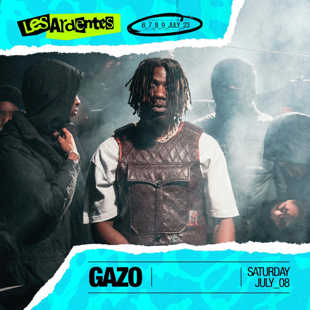 🚨🚨GAZO sera présent aux ardentes 2023 !! 

Le premier rappeur Français annoncer cette année !