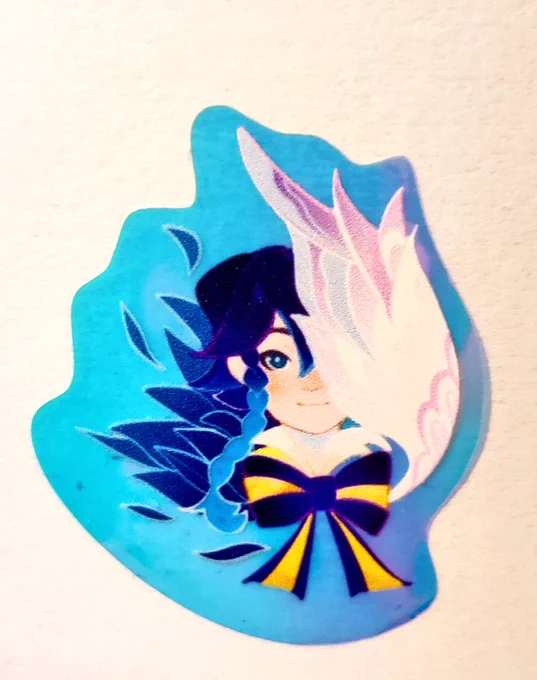 It is one sticker in all photos  