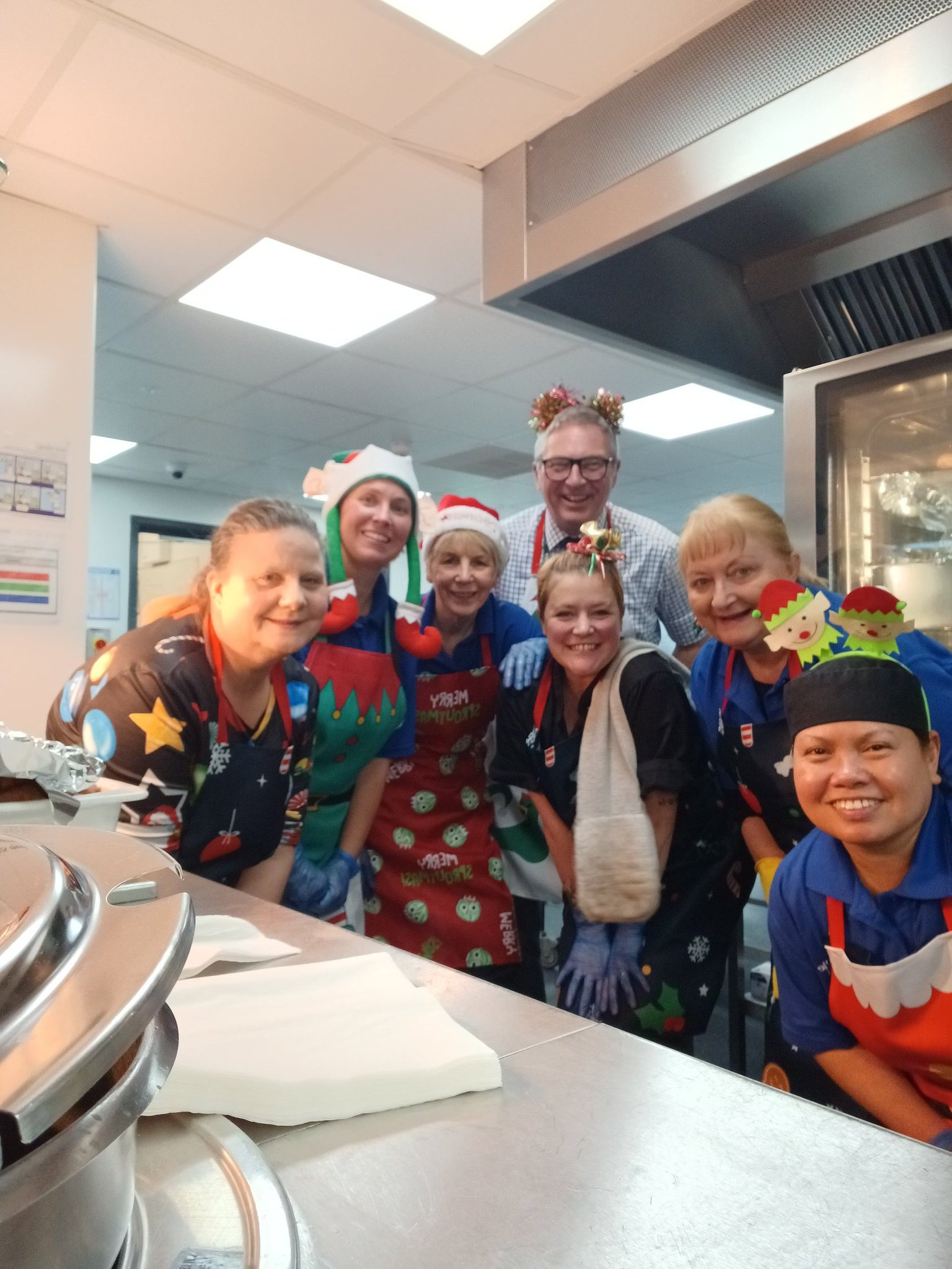 Banovallum School on Twitter "Dream Team ready for Christmas Lunch